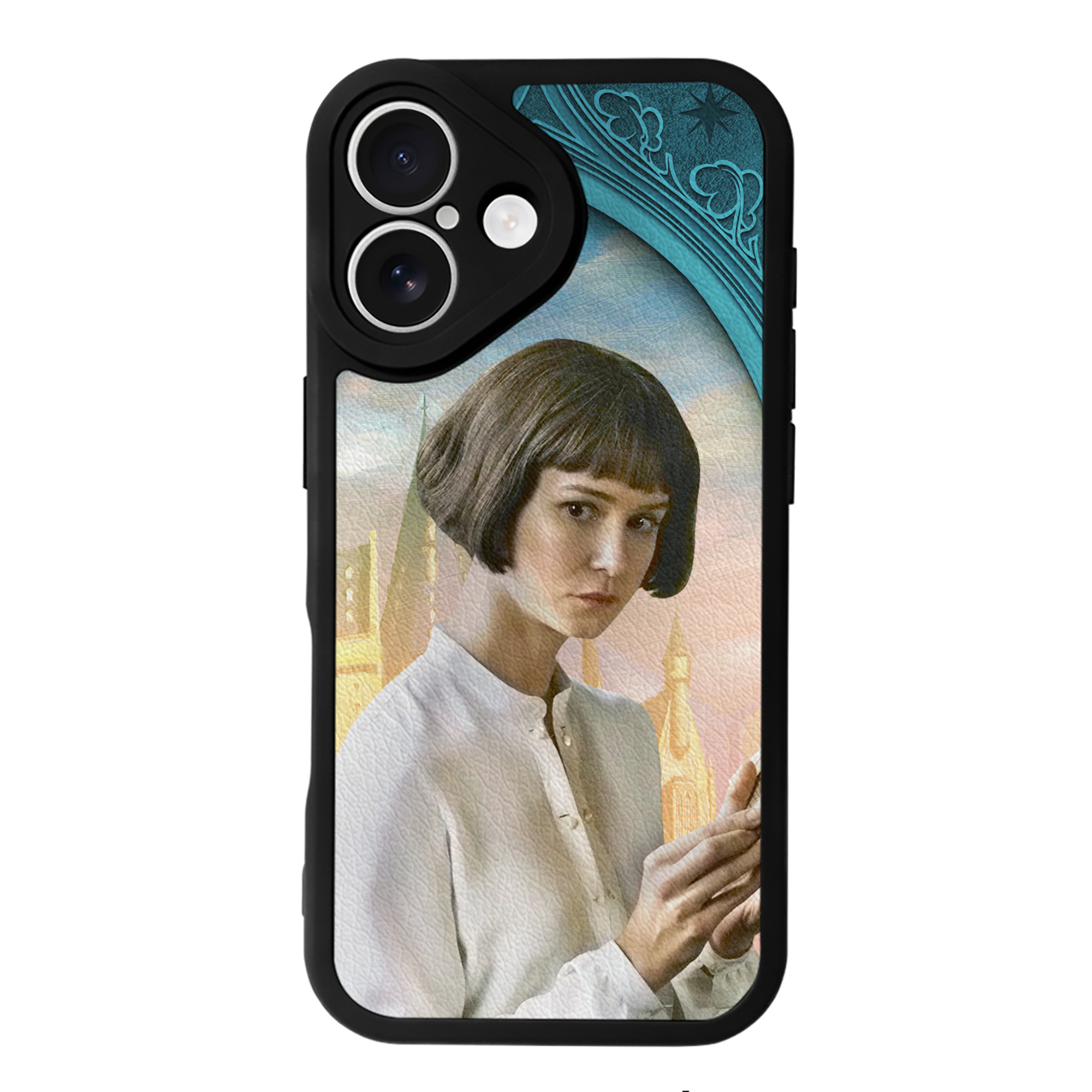 （画像用） Harry Potter ハリー・ポッターシリーズ 【iPhone 16シリーズ対応】シリコンスマホケース（レザー調） 材質：シリコン